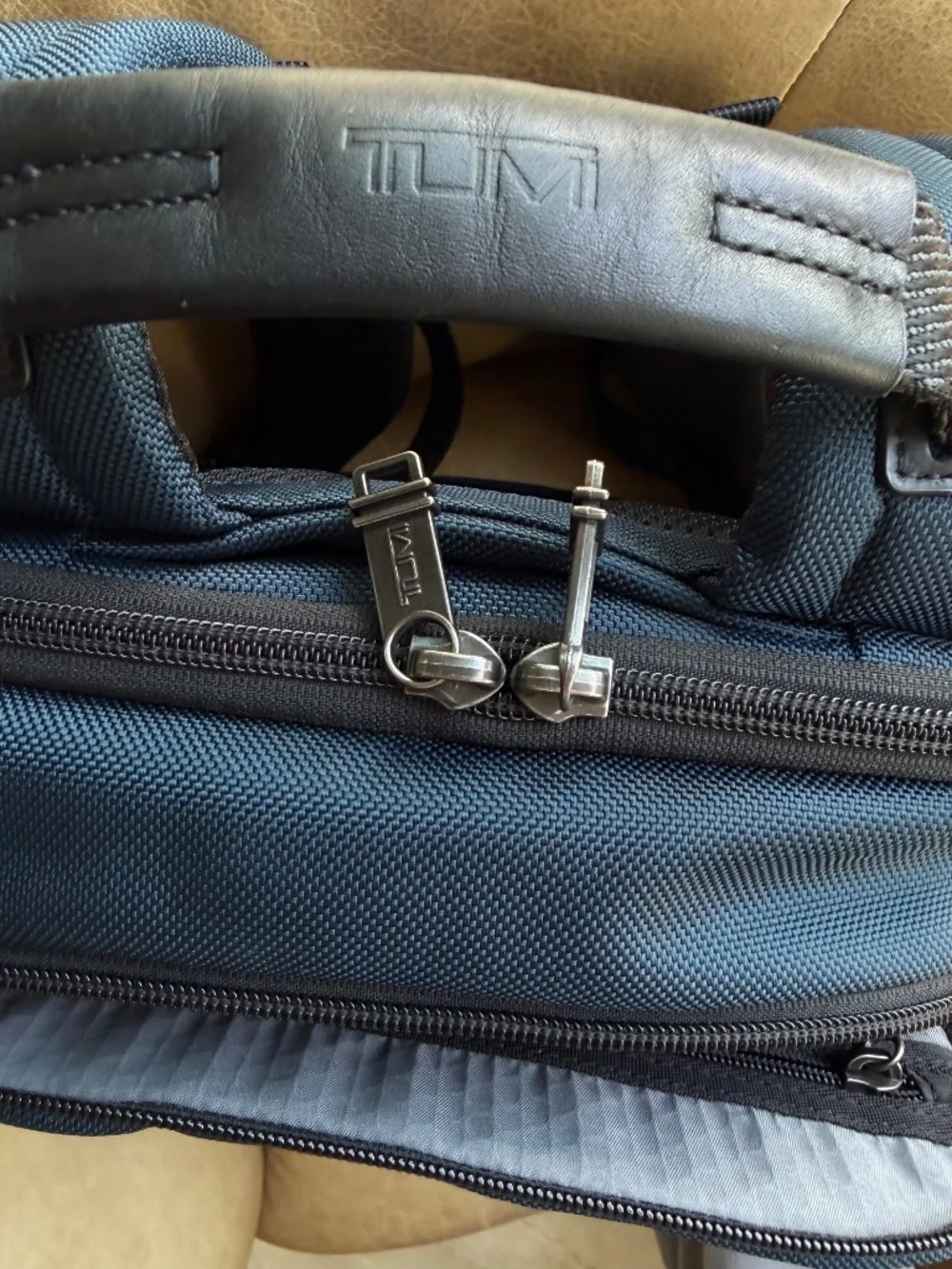 EUC - TUMI Alpha Bravo Navigation Backpack - Navy Blue